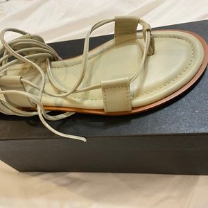 J Crew Sorrento lace-up gladiator sandals in leather